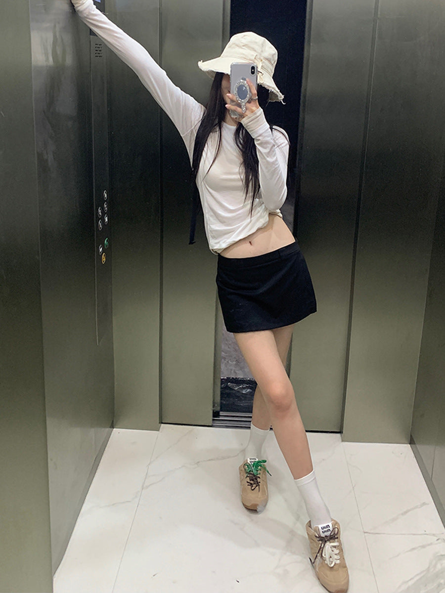 🆕開叉西裝半身裙、小個子辣妹低腰裙褲