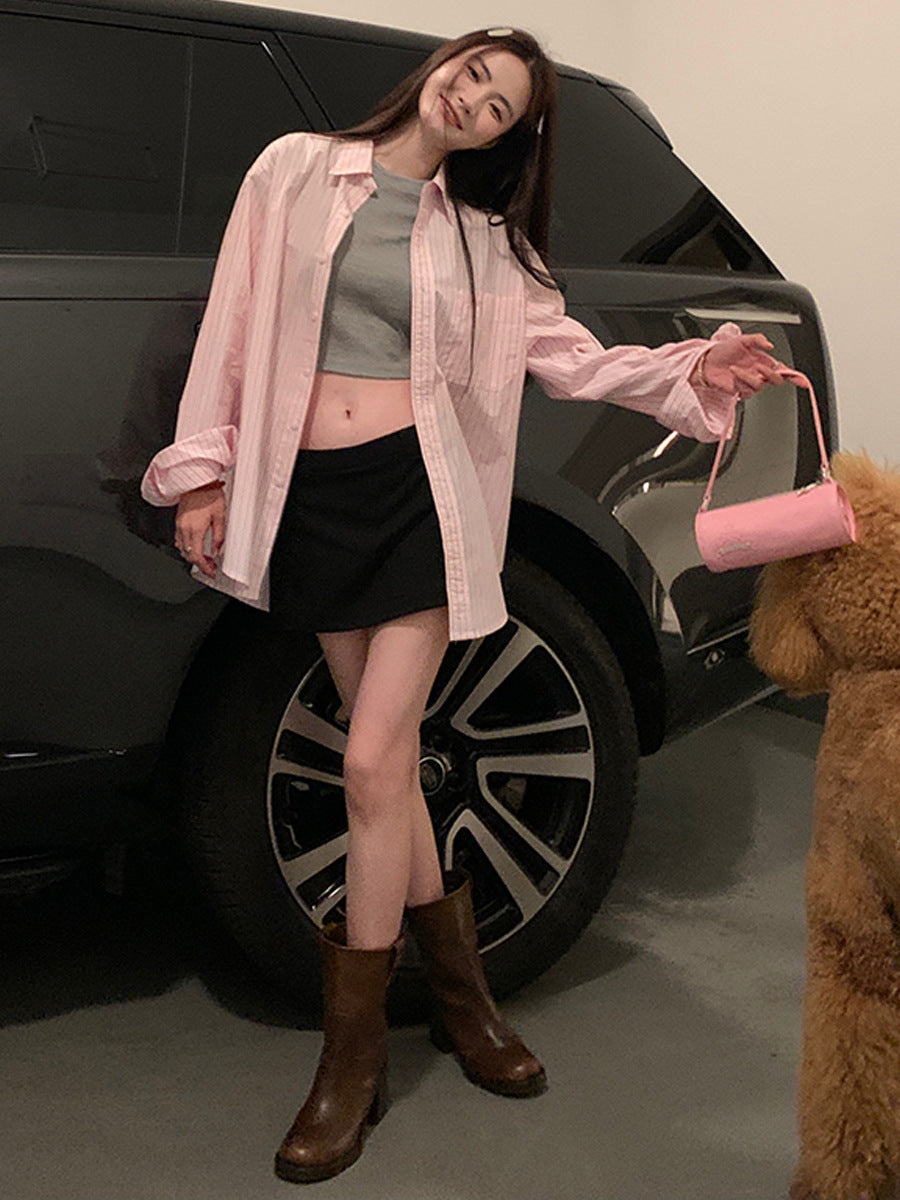 🆕開叉西裝半身裙、小個子辣妹低腰裙褲