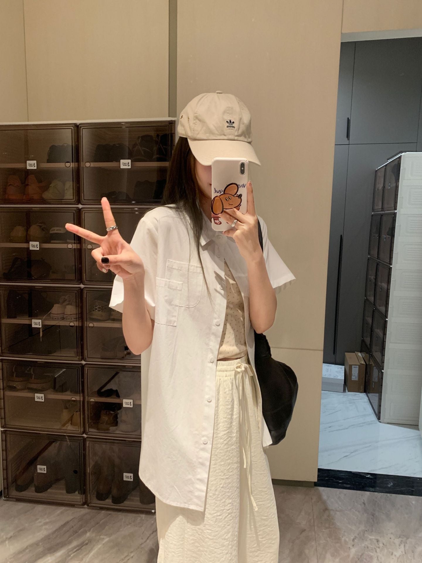 🆕定製簡約短袖襯衫、寬松小個子休閑襯衣